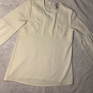 White Business Casual Blouse